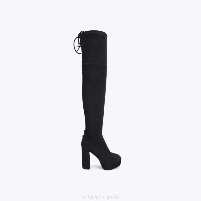 Kurt Geiger mujer botas por encima de la rodilla con plataforma london pierra 2LPR414 | calzados negro